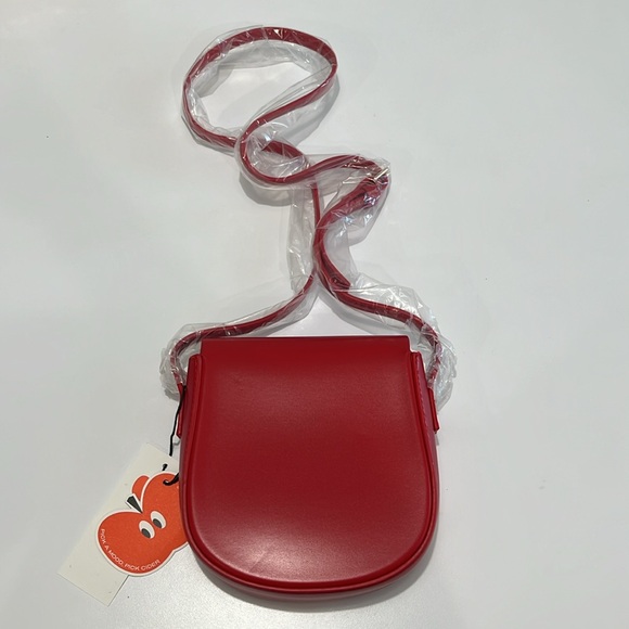 NWT Cider Classic Mini, Red, Crossbody, Faux Leather, Adjust Strap, Bag, Purse - Picture 10 of 16